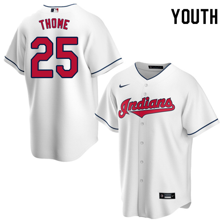 Nike Youth #25 Jim Thome Cleveland Indians Baseball Jerseys Sale-White